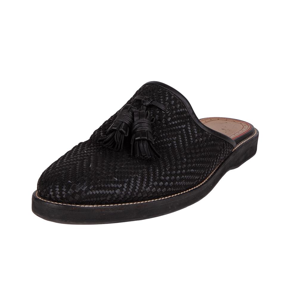 Christian Louboutin Size 10 Woven Tassel Mule