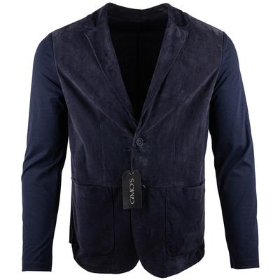 Gimos Size XL Navy Suede Blazer