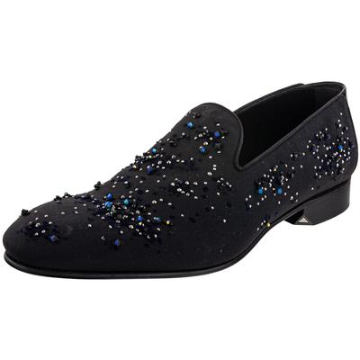 Christian Dior Size 11 Black Beaded Loafers