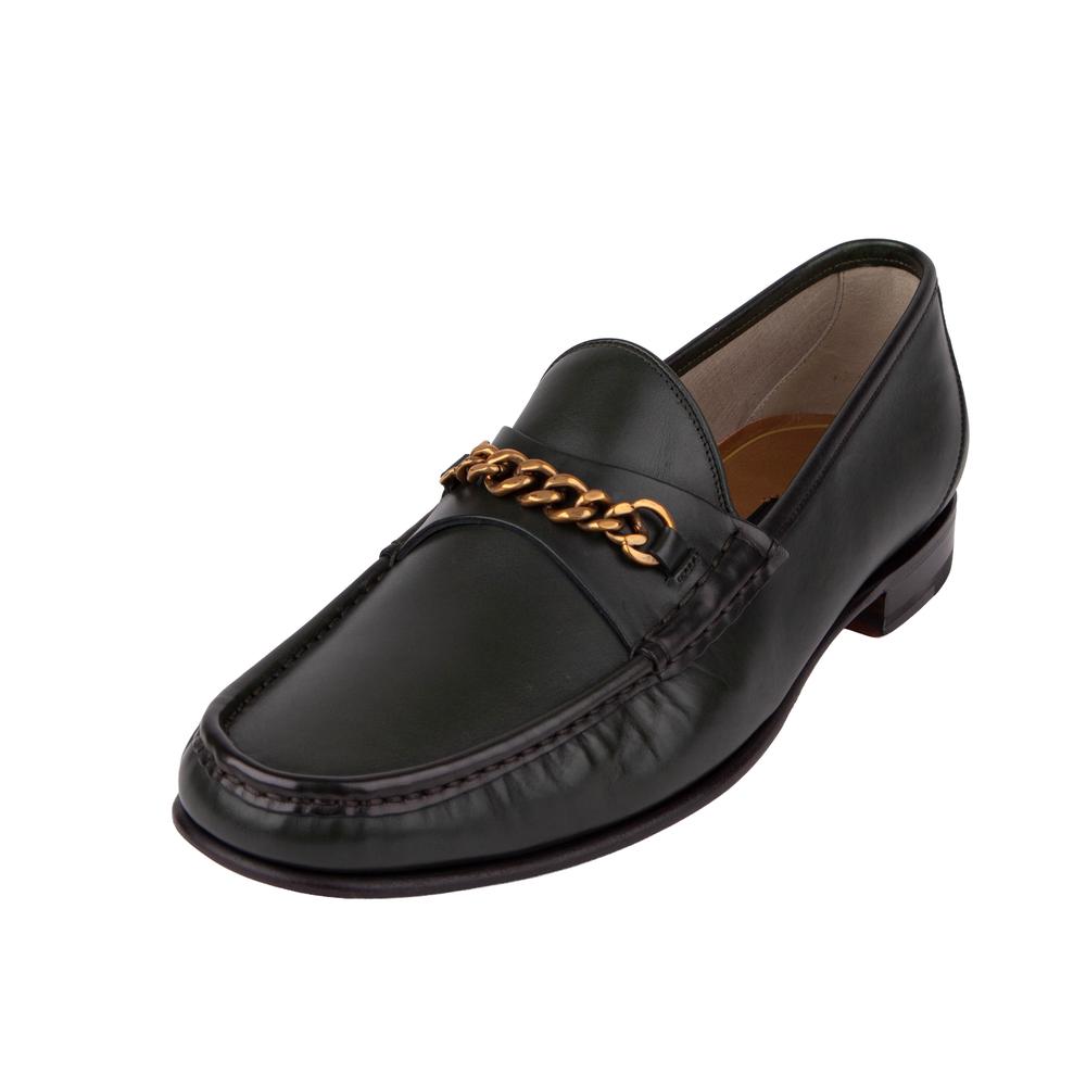 Tom Ford Size 9 Green Leather Loafers