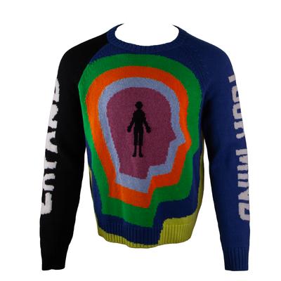 The Elder Statesman Size Medium Multicolored Sweater