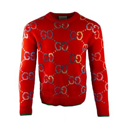 Gucci Size Medium Orange Sweater