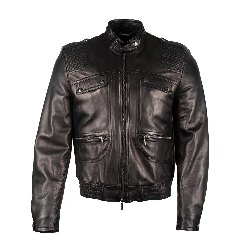 Roberto Cavalli Size 52 Moto Jacket