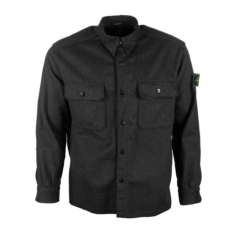 Stone Island Size Large Solid Overshirt