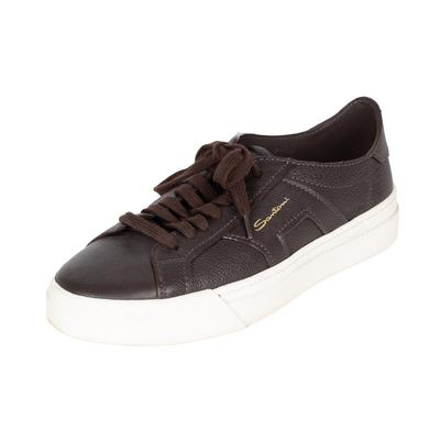 Santoni Tumbled Size 6.5 Low-Top Sneakers