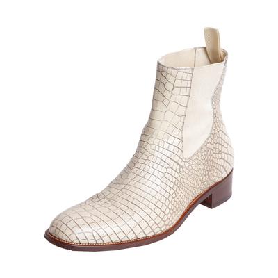 Tom Ford Size 10.5 Embossed Croc Boot 