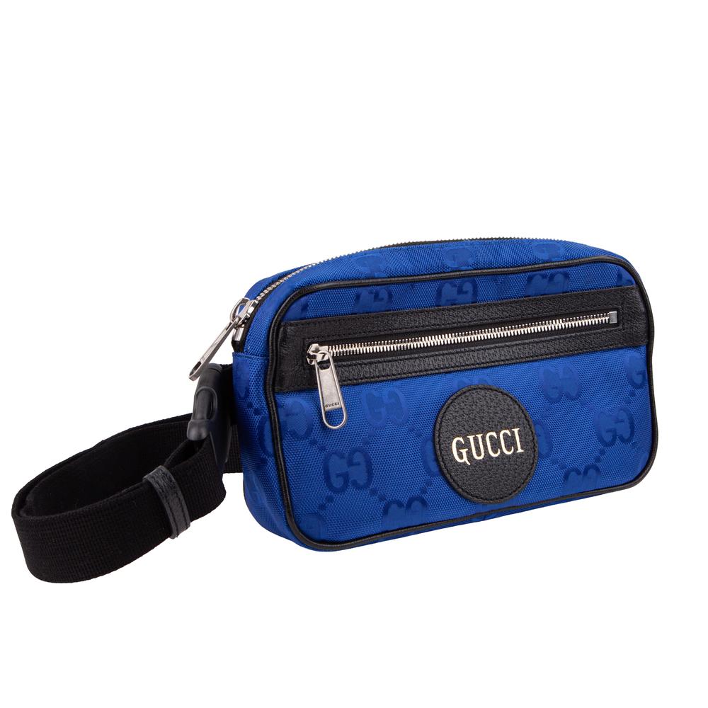 Gucci Blue Monogram Belt Bag