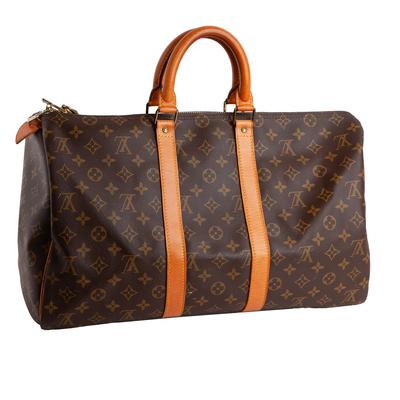 Louis Vuitton Brown Monogram Duffle Bag