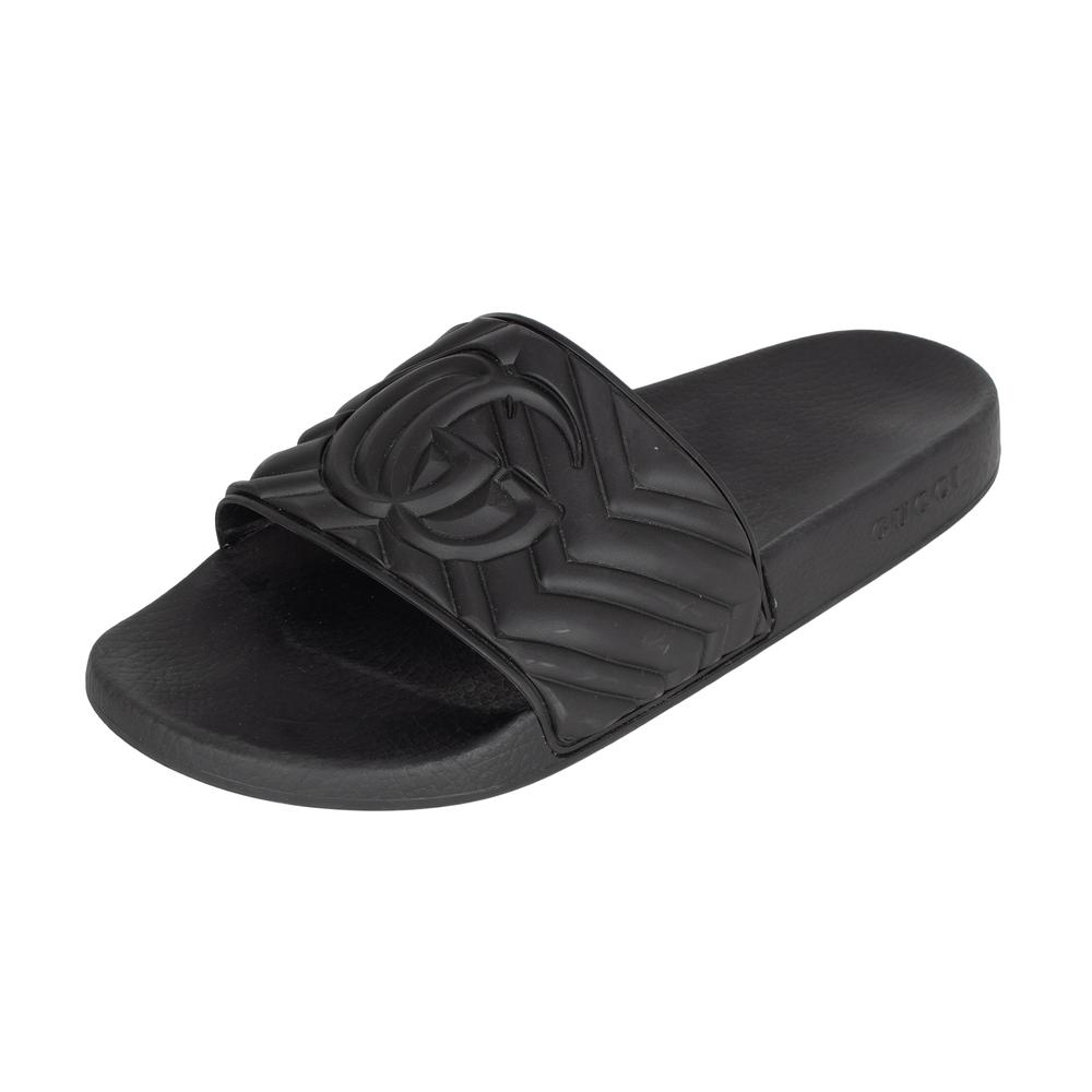 Gucci Matelassé Size 13 Rubber Slides