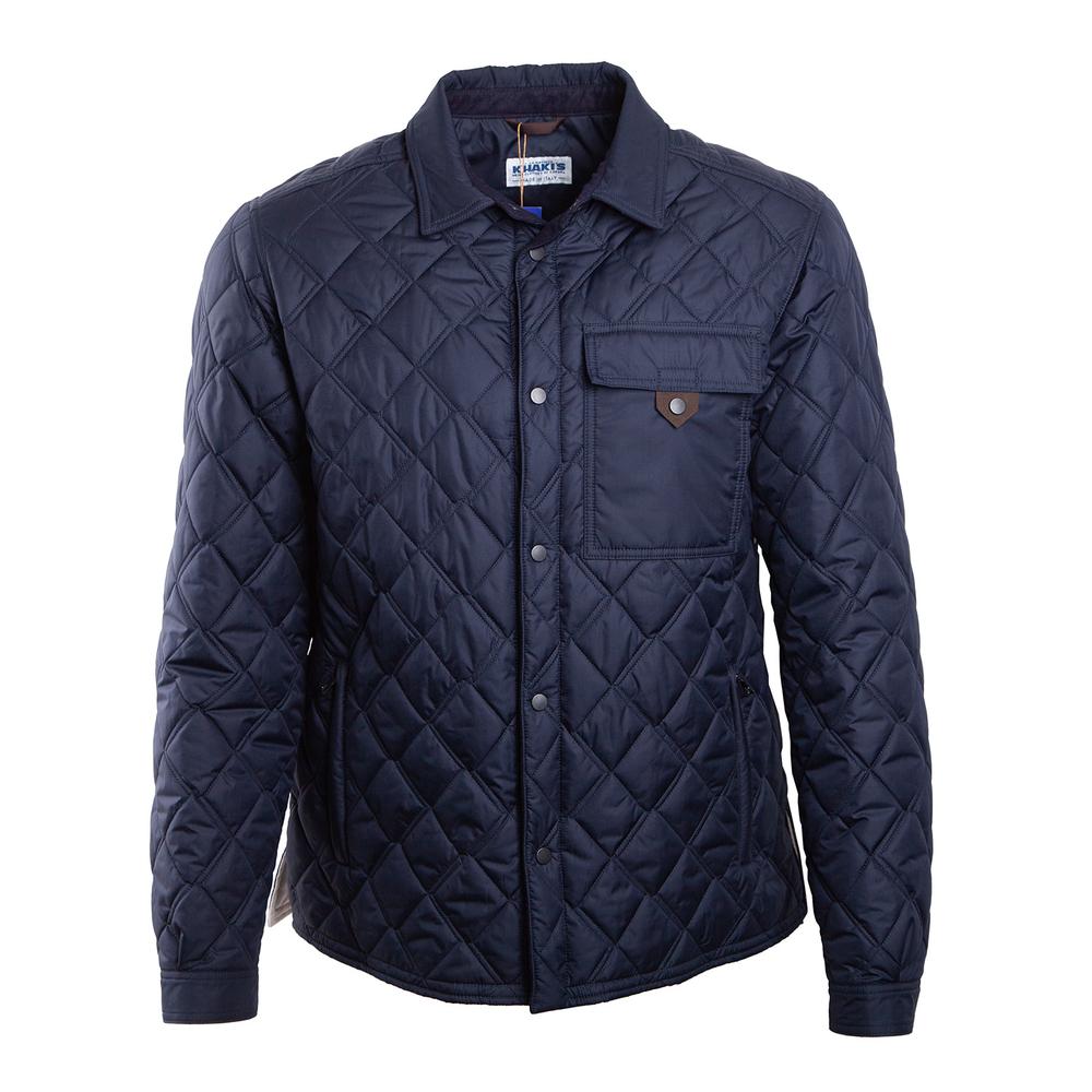 Khakis Navy Puffer Jacket