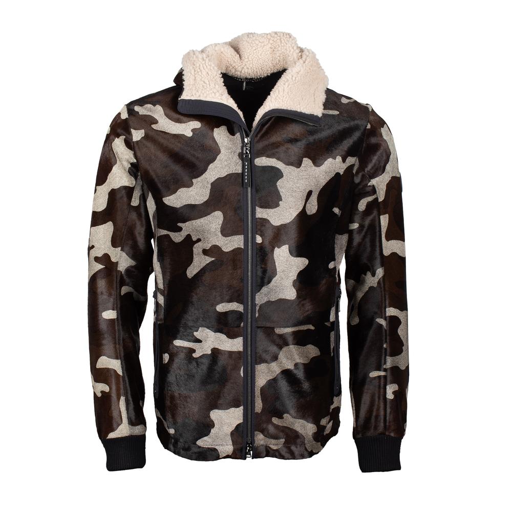 Bogner Camouflage Shearling Size 42 Jacket