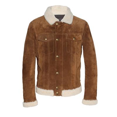 Tom Ford Size 50 Brown Suede Jacket 