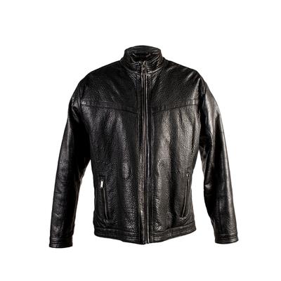 Versace Size 48 Black Motorcycle Jacket 