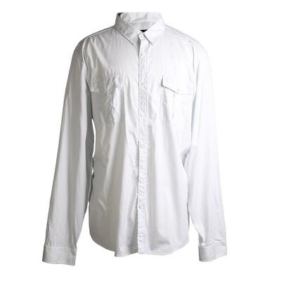 Gucci Size 18-18.5 Monogram Slim Fit Button Down Shirt