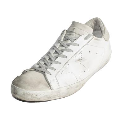 Golden Goose Size 44 White Low Top Sneakers