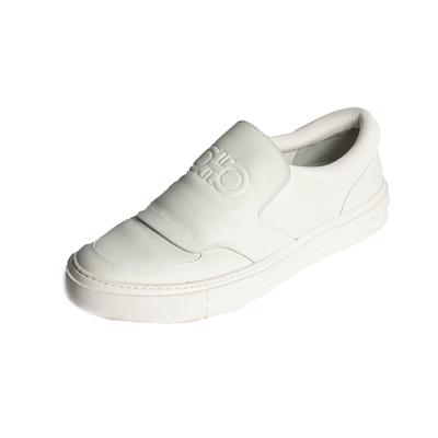 Salvatore Ferragamo Size 12 White Leather Athletic Shoes 
