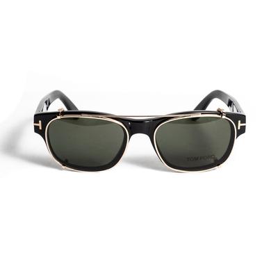 Tom Ford Black Square Frame with Shields Sunglasses