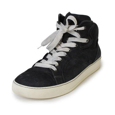 Lanvin Size 10 Suede Mid Tops