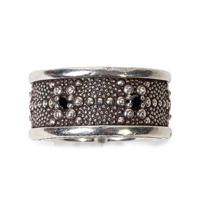 David Yurman Size 10.5 Black Diamond Ring