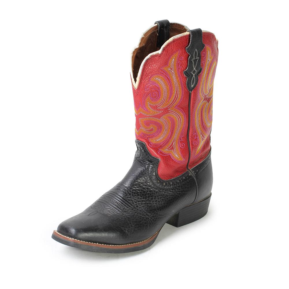  Justin Size 10.5 Embroidered Western Boots