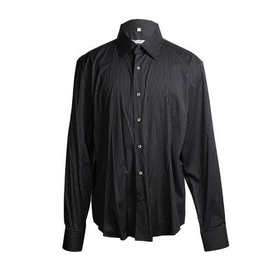 Balmain Size XL Pin Stripe Long Sleeve Shirt