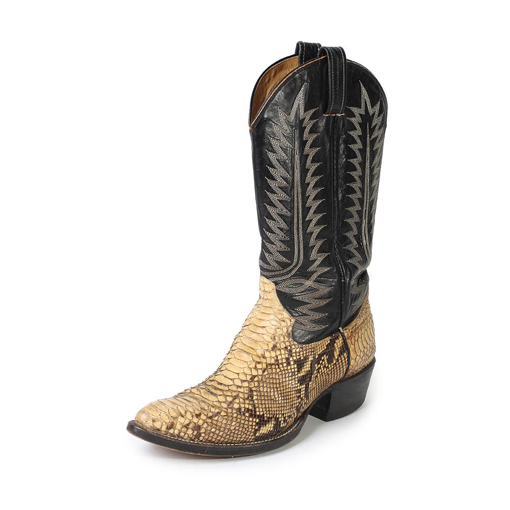  Cowtown Size 9.5 Python Western Boots
