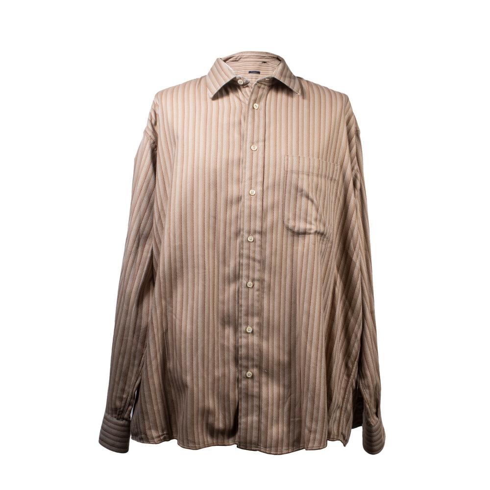  Burberry Size Xl Striped Long Sleeve Button Up