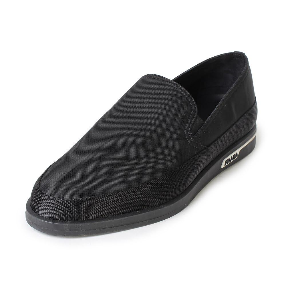  Prada Size 10.5 Saint Tropez Slip- On Sneakers