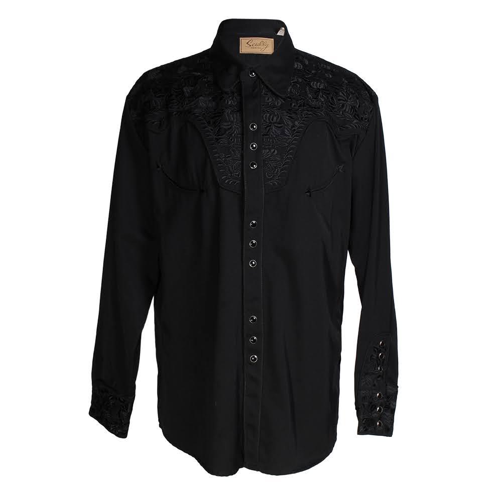  Scully Size Large Embroidered Button Down