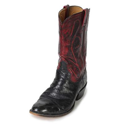 David Espinoza Size 11 Ostrich Cowboy Boots