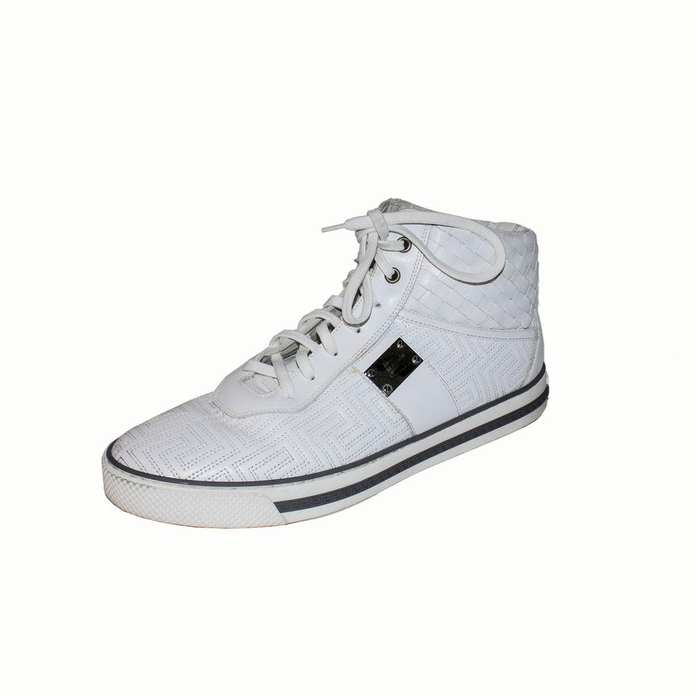  Versace Size 42 White High Tops