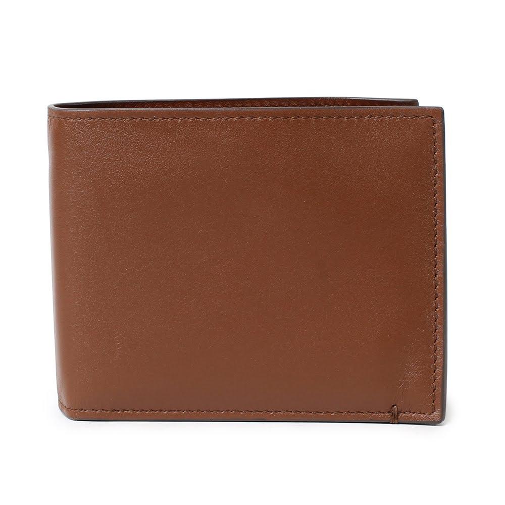  Tiffany & Co.Brown Leather Bifold Saddle Wallet