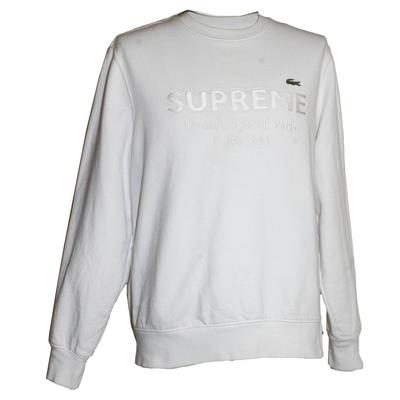 Supreme x Lacoste Size Small White Sweater