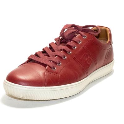 Bally Size 13 Red Leather Sneakers