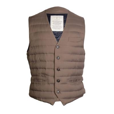 Brunello Cucinelli Size Large Quilted Puffer Vest