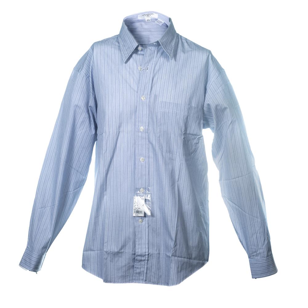  Valentino Size 16 - 16.5 Blue Dress Shirt