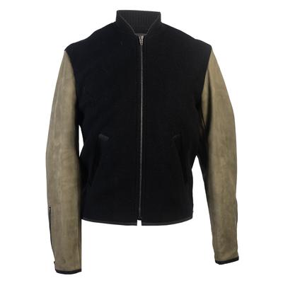 Alexander Wang Size 44 Leather Sleeves Jacket 