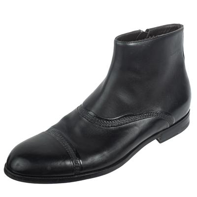 Bottega Veneta Size 11 Black Leather Boots
