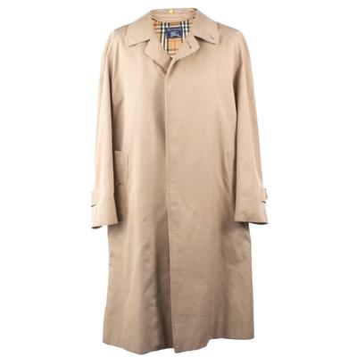 Burberry Size 50 Tan Trench Coat