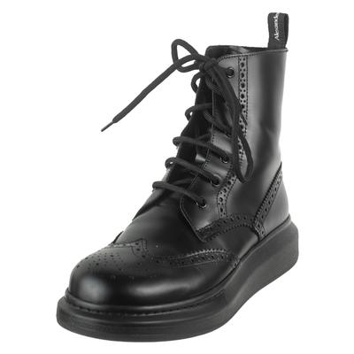 Alexander McQueen Size 41 Black Combat boots