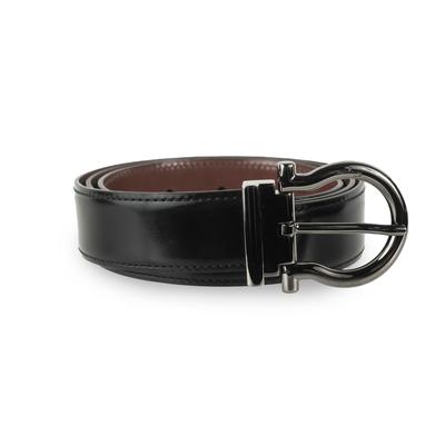 Salvatore Ferragamo Size 32 Signature Buckle Leather Belt 