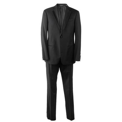 Emporio Armani Size 38 Black 2 Piece Tuxedo Suit 