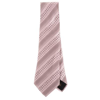 Louis Vuitton Pink Silk Tie 
