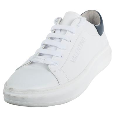 Maria Valentino Size 10 White Leather Sneakers 
