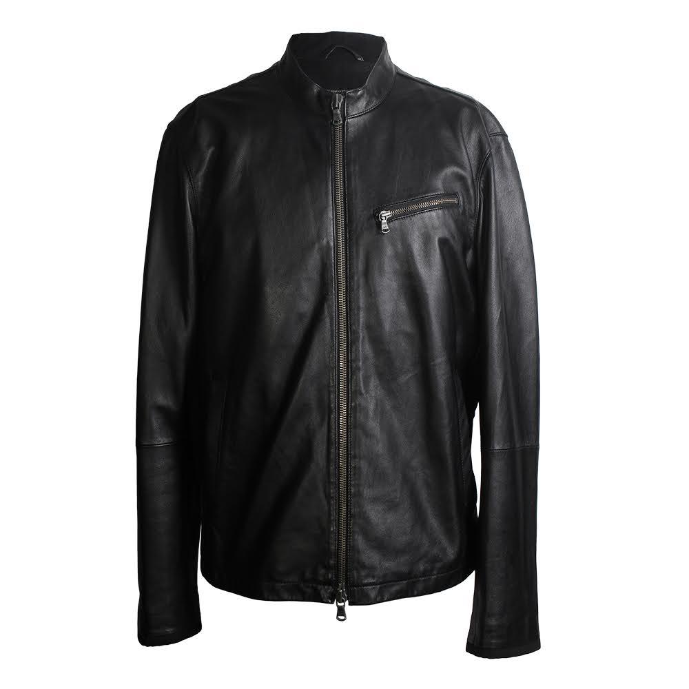  John Varvatos Size Large Leather Jacket