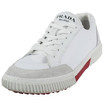 Prada Size 9 White Sneakers 