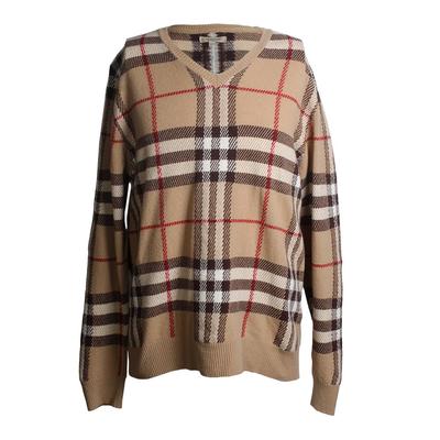 Burberry London Size XL Check Sweater 