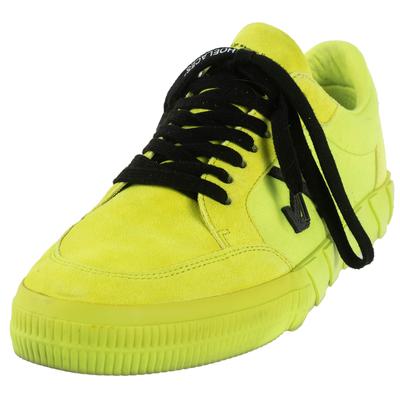  Off White Size 12 Neon Green Sneakers 