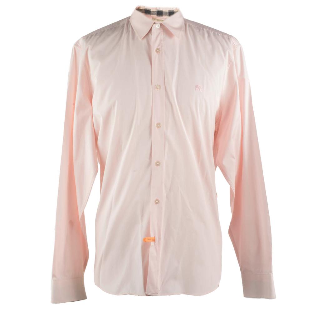  Burberry Size Large Pink Long Sleeve Shirt