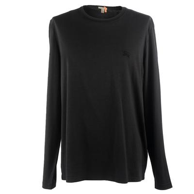 Burberry Size XL Black Long Sleeve Shirt 